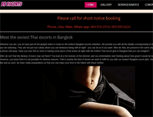 Tablet Screenshot of bangkokbisexualgirls.com